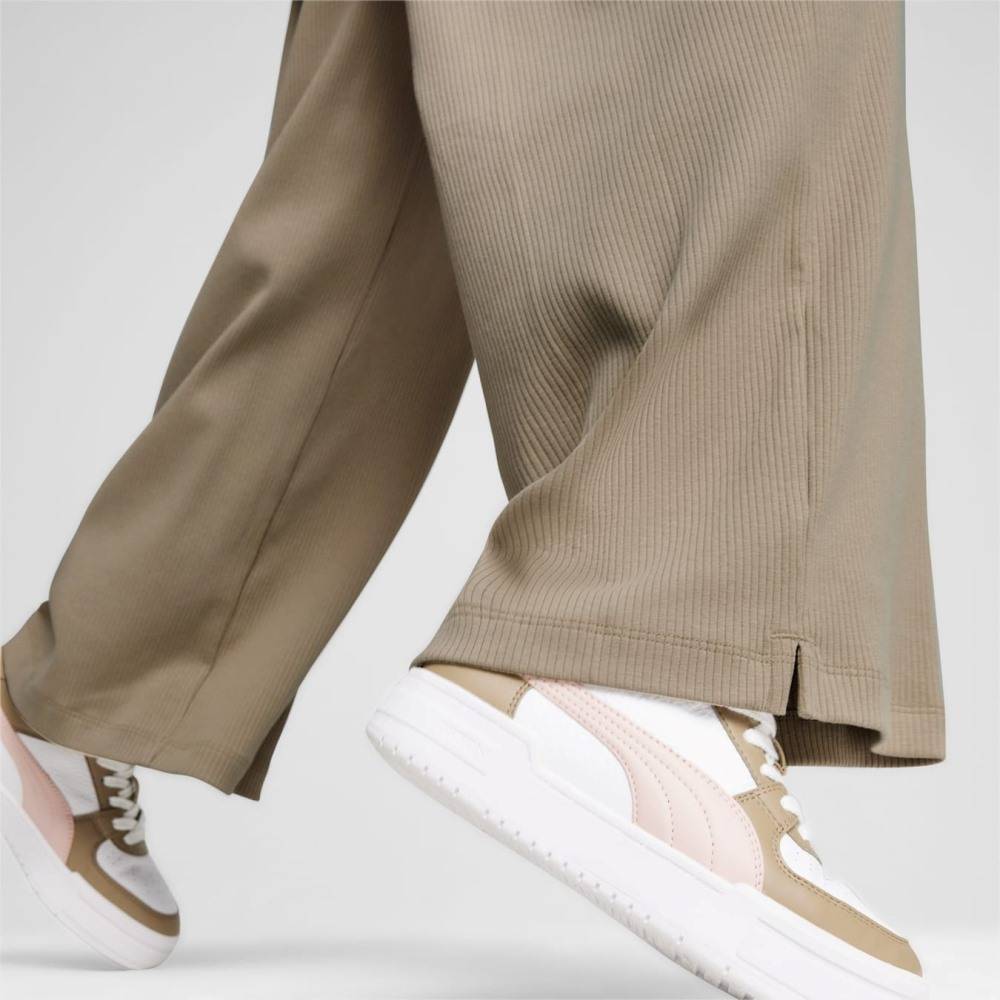 PUMA CLASSICS RIBBED RELAXED PANTS