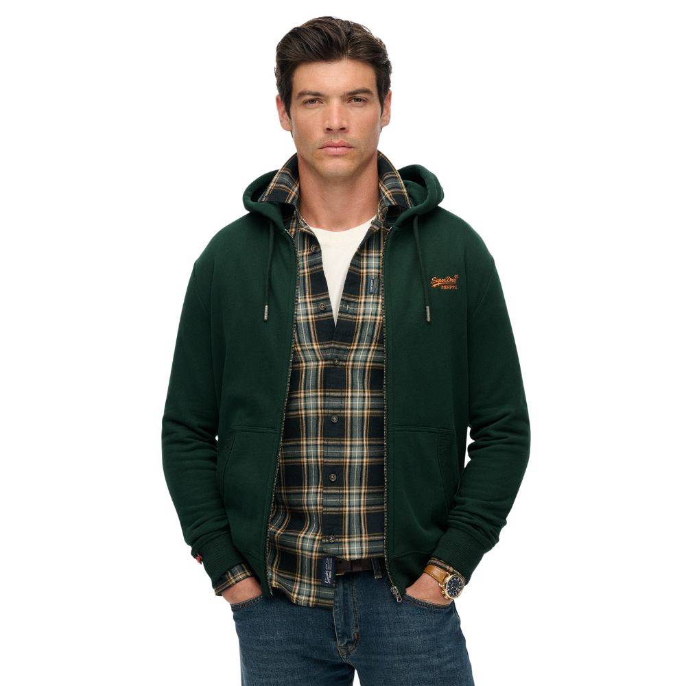 SUPERDRY ESSENTIAL LOGO ZIP HOODIE HB