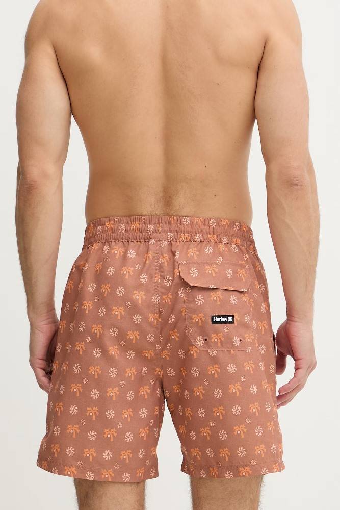 HURLEY M VOLLEY ICON PRINTING PRESS COCONUT SWIMSHORT