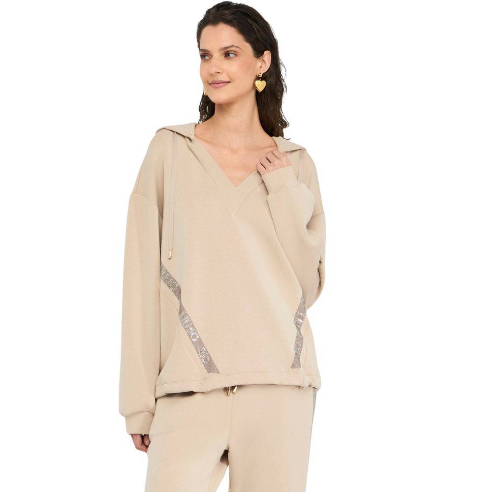 LIU JO STRETCH SCUBA HOODIE