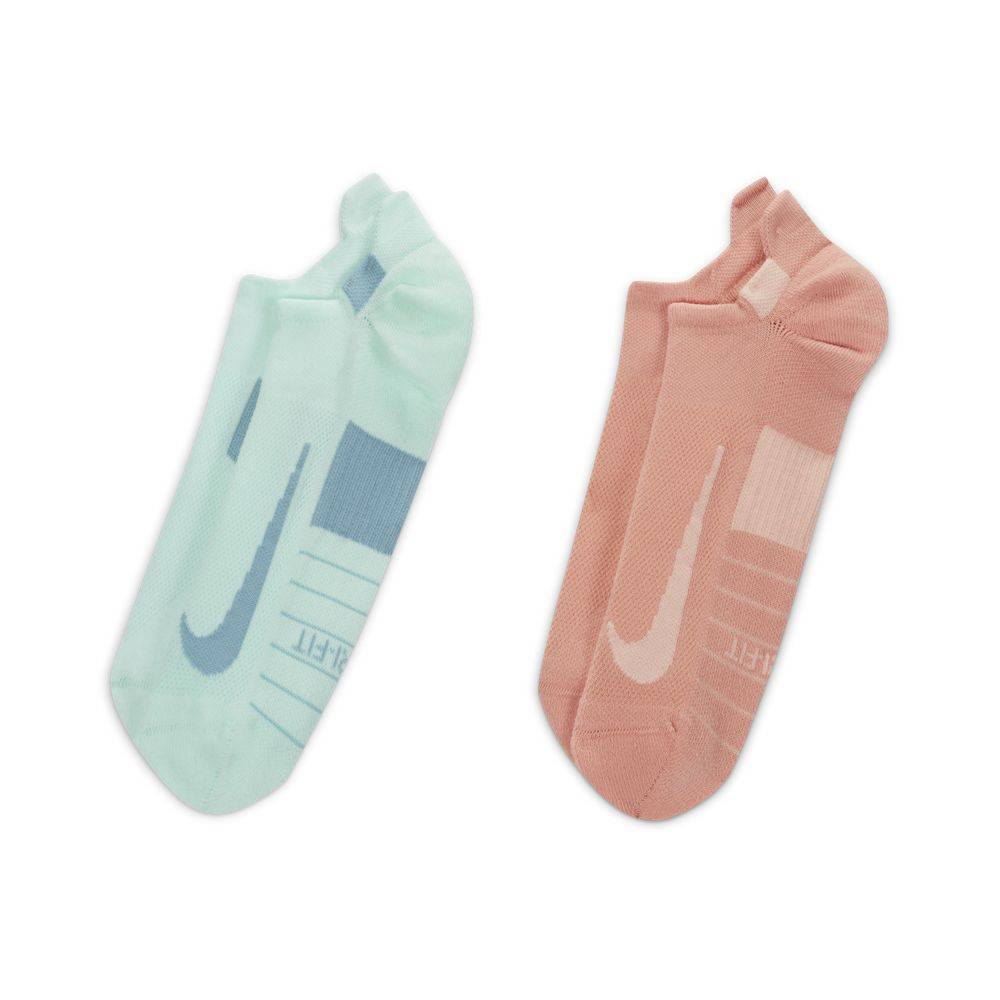 NIKE MULTIPLIER NO-SHOW 2-PAIRS SOCK