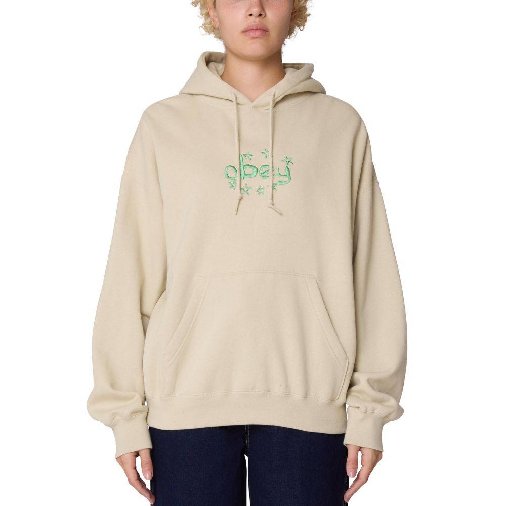 OBEY STARS RELAXED HOOD FLEECE