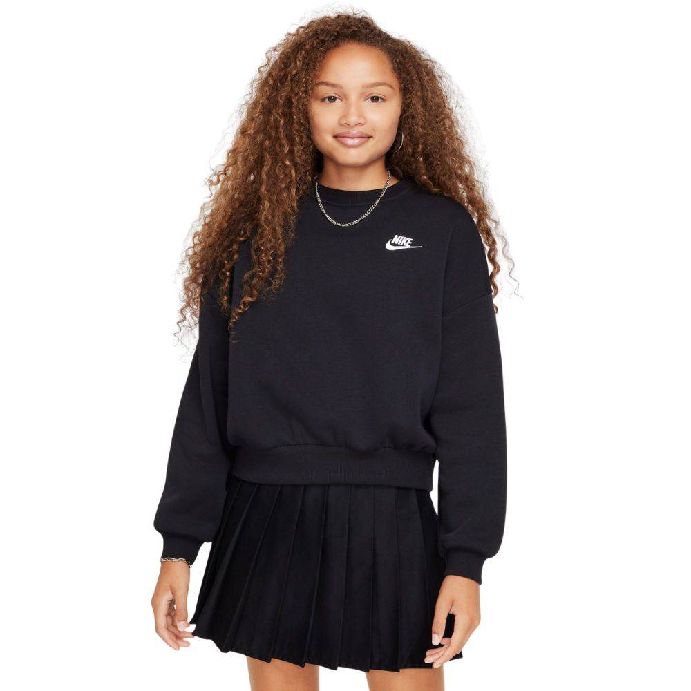 NIKE GIRLS NSW FLEECE BOXY CREW-NECK