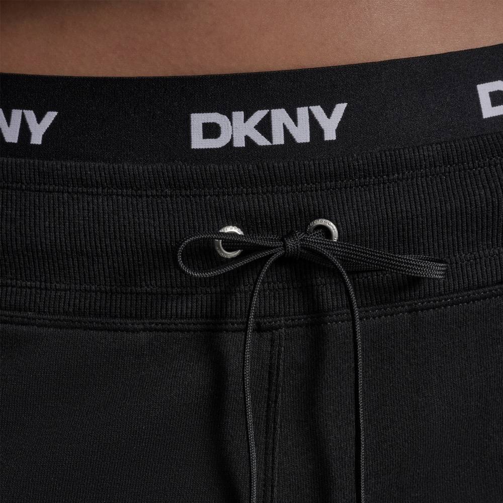 DKNY HIGH-RISE LOGO WAIST SLIM JOGGER