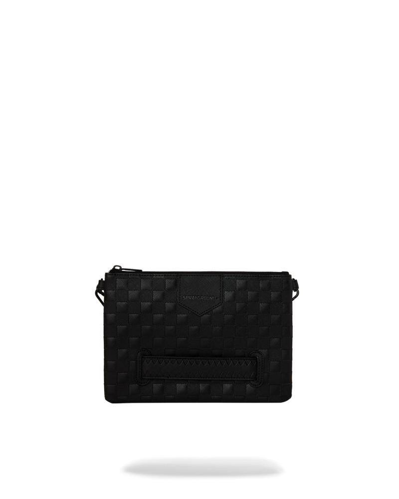 SPRAYGROUND RAISED CHECK CROSSOVER CLUTCH