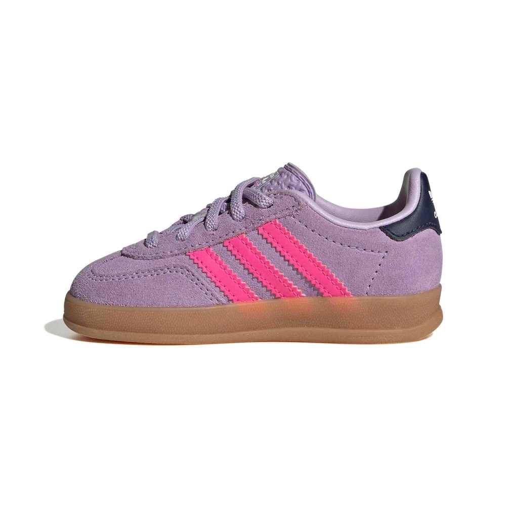 ADIDAS ORIGINALS INFANT GAZELLE INDOOR COMFORT CLOSURE ELASTIC LACE SHOES
