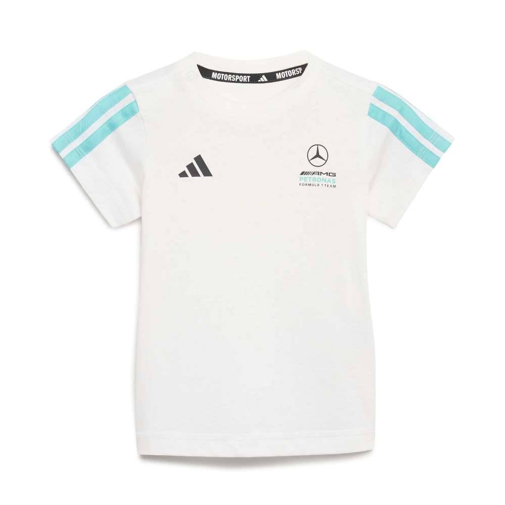 ADIDAS INFANT MERCEDES-AMG PETRONAS FORMULA 1 TEAM DNA SHORT-SLEEVE JOGGERS