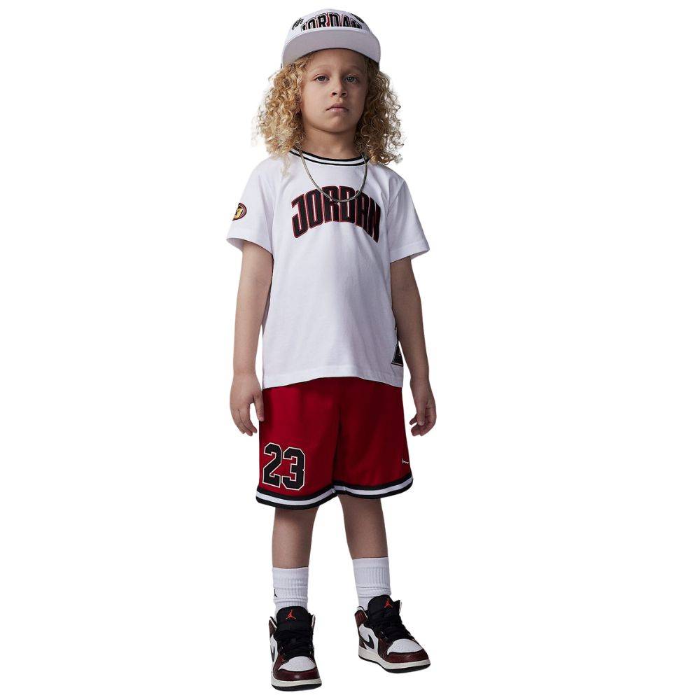 NIKE JORDAN LITTLE BOYS PLAY-OFF MESH SHORT SET