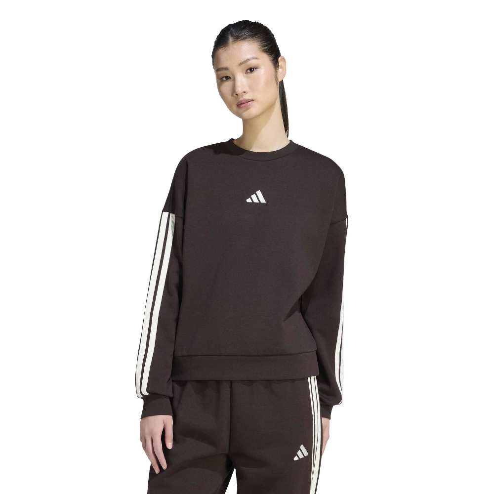 ADIDAS ESSENTIALS 3-STRIPES FLEECE SWEATSHIRT