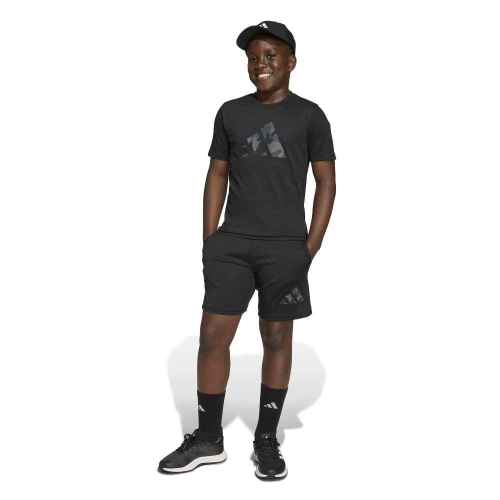 ADIDAS YOUTH TRAIN ESSENTIALS CAMO PRINT SPORT SET