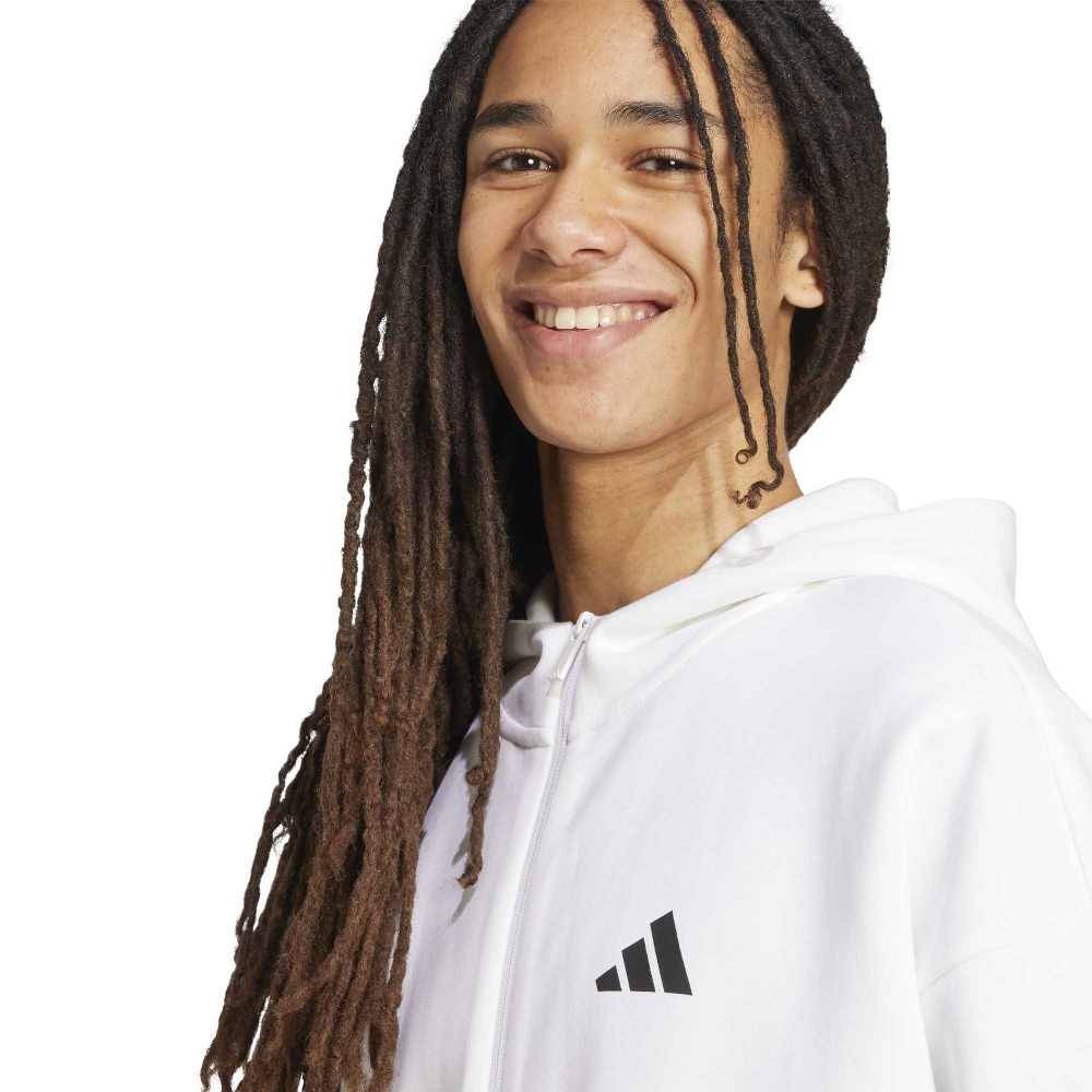 ADIDAS M FUTURE ICONS THREE STRIPES FULL-ZIP HOODIE