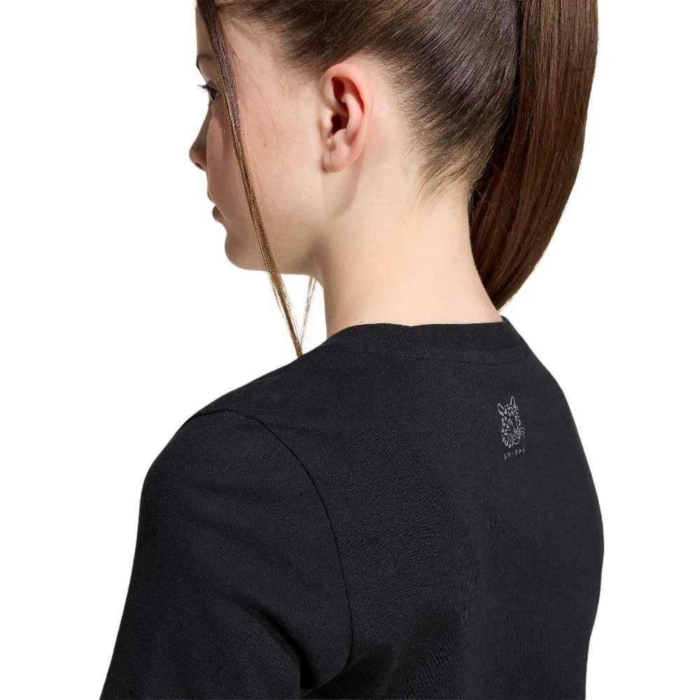 ADIDAS GIRLS ANIMAL PRINT GRAPHIC T-SHIRT