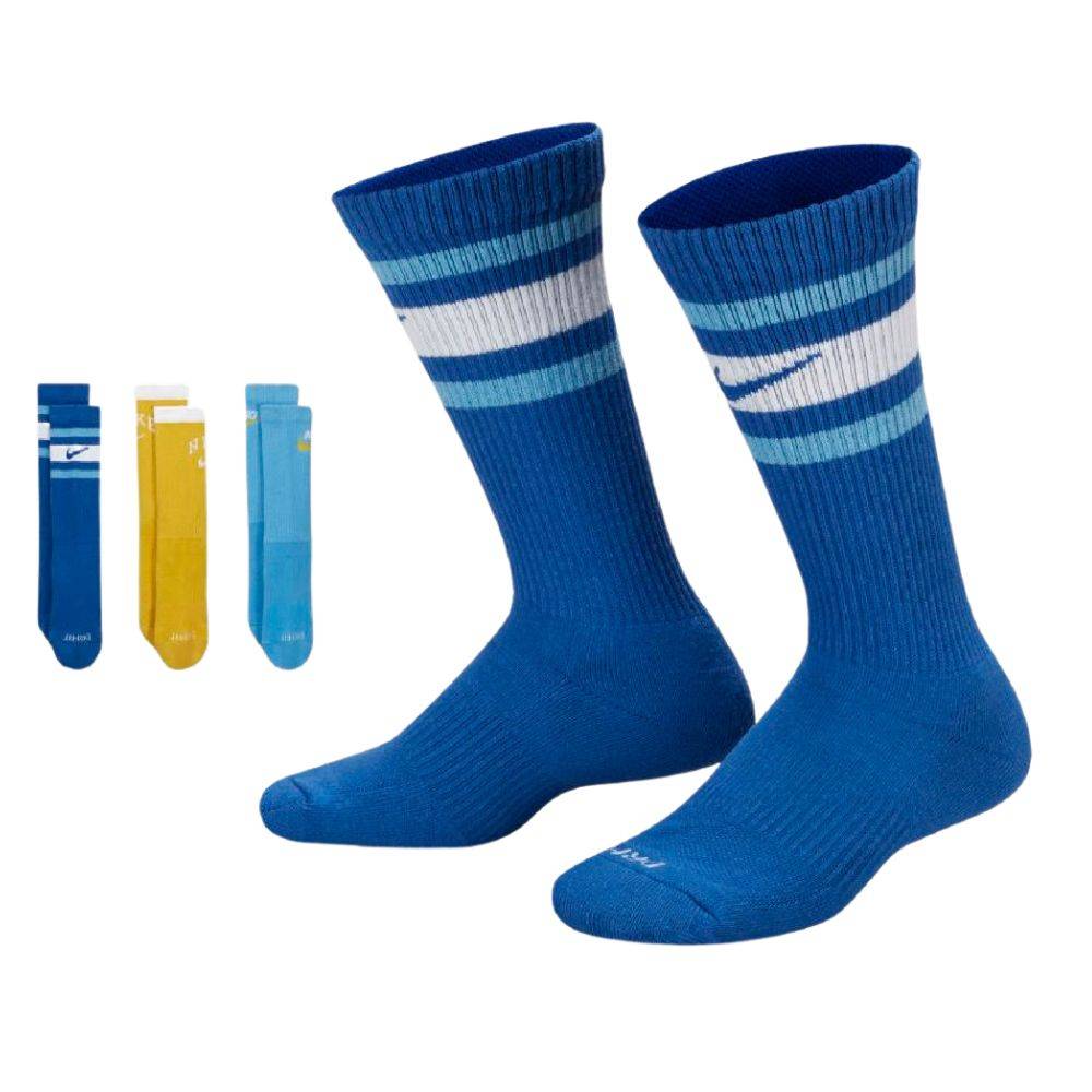 NIKE EVERYDAY PLUS CUSHION CREW 3-PAIRS SOCKS