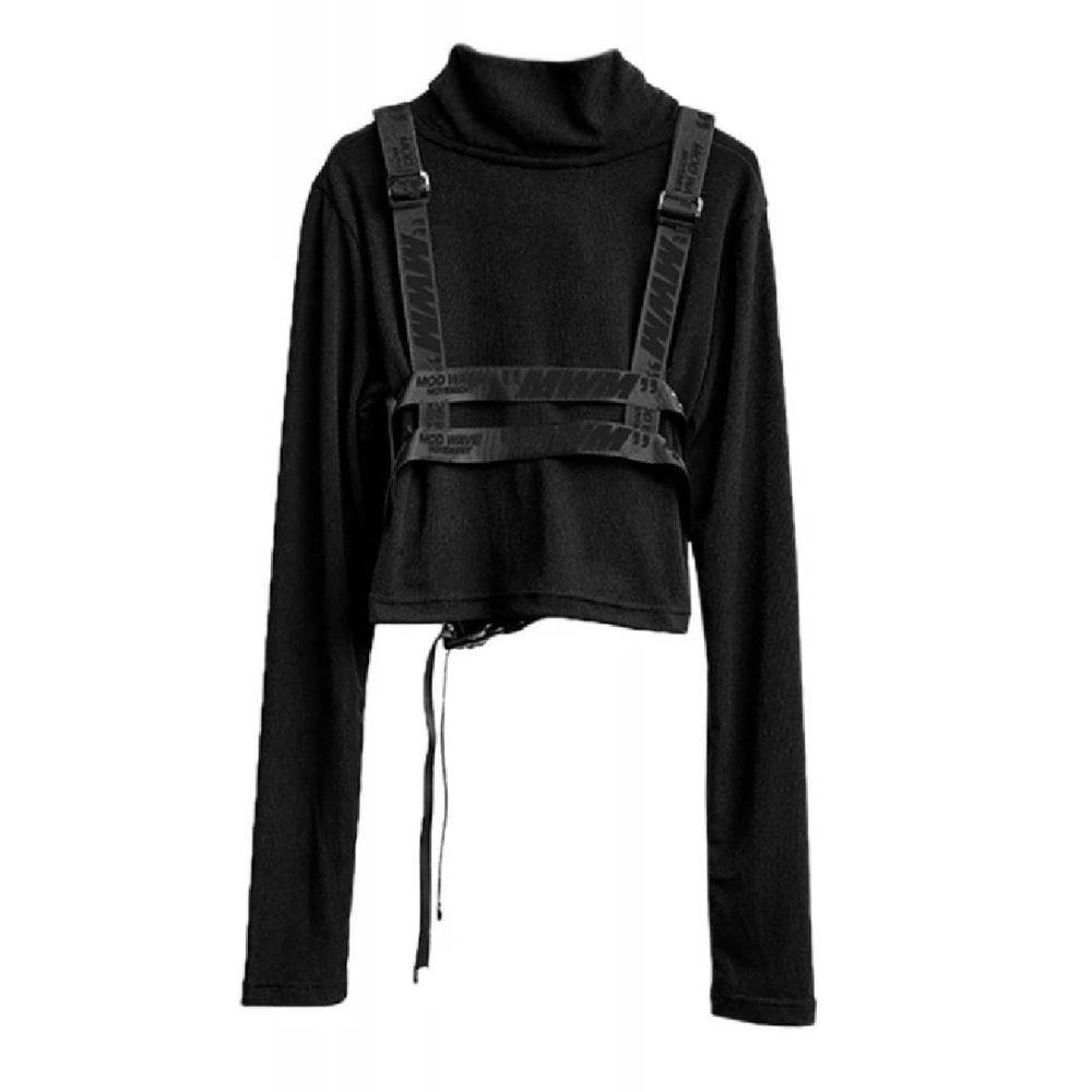 MWM LONGSLEEVE TOP WITH BUCKLES