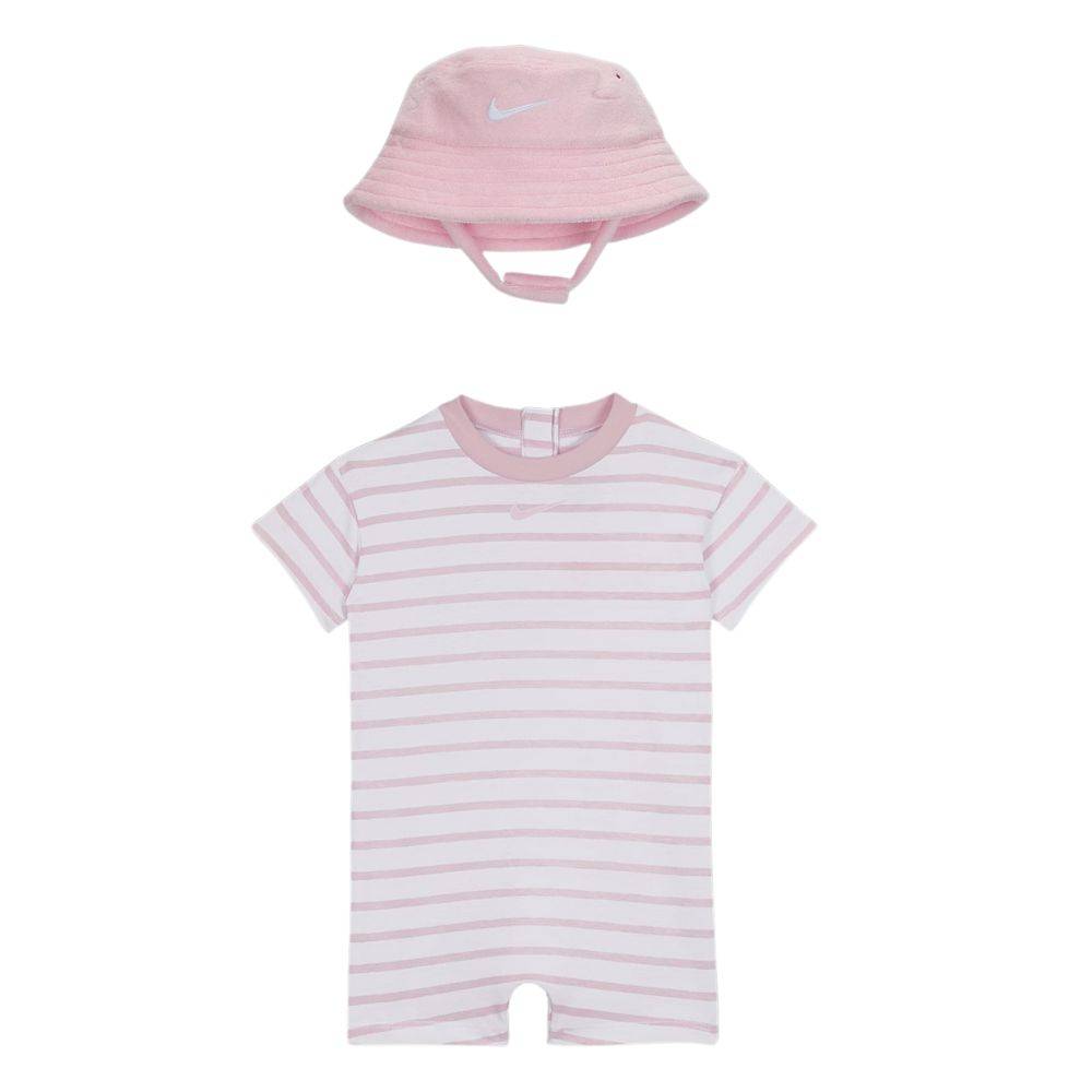 NIKE BABY GIRL TOWEL TERRY SS / SL ROMPER