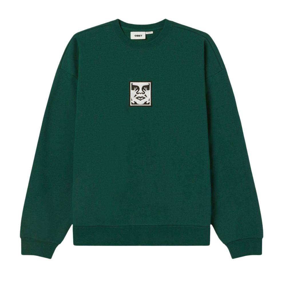 OBEY ICON EXTRA HEAVY CREW II FLEECE