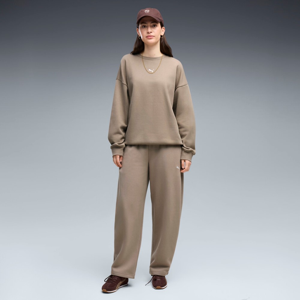 PUMA ESS PUMA LOGO OVERSIZED CREW FL