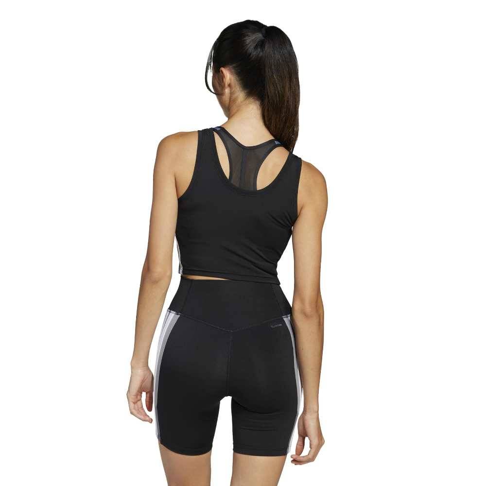 ADIDAS WORKOUT ESSENTIALS 3-STRIPES CROPPED TANK TOP
