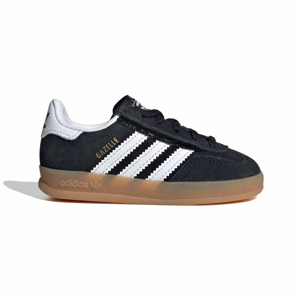 ADIDAS ORIGINALS INFANT GAZELLE INDOOR COMFORT CLOSURE ELASTIC LACE SHOES