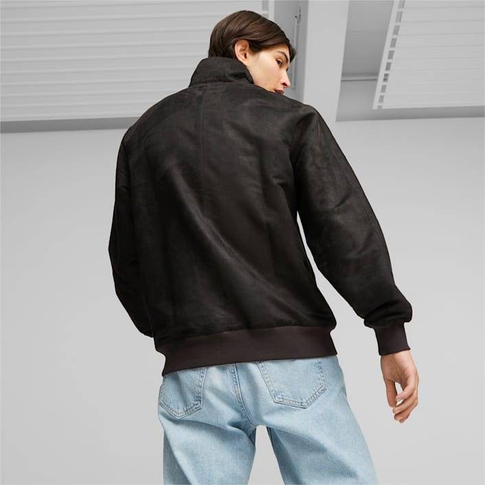 PUMA T7 RECLAIM SUEDE TRACK JACKET