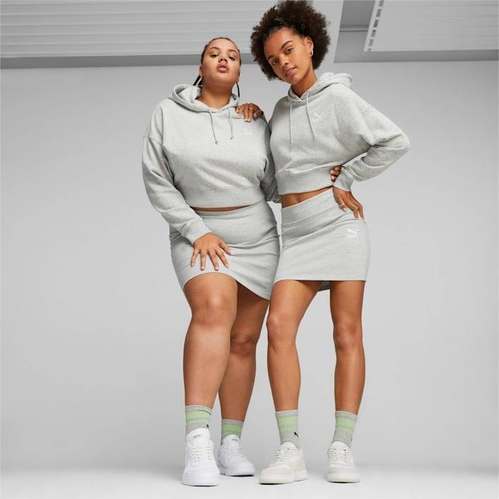 PUMA CLASSIC CROPPED HOODIE