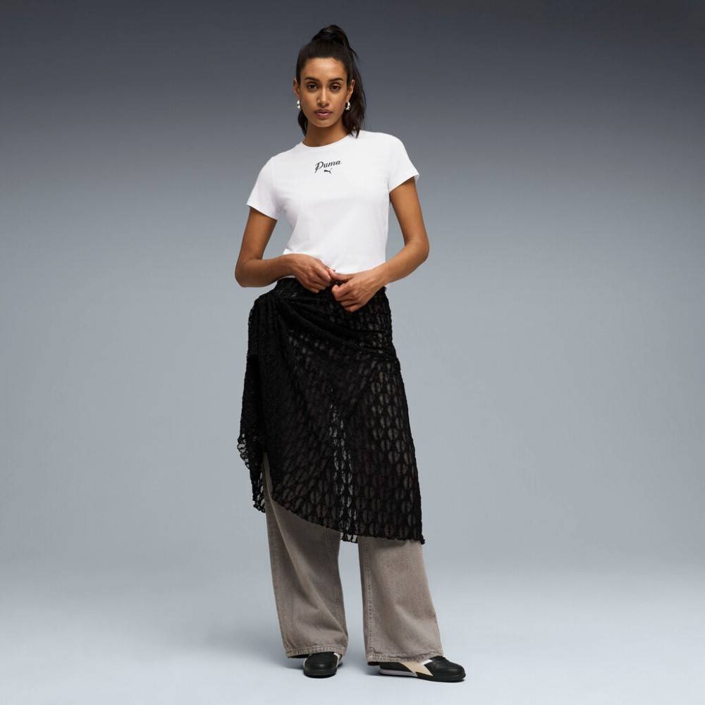 PUMA ESS SCRIPT TEE
