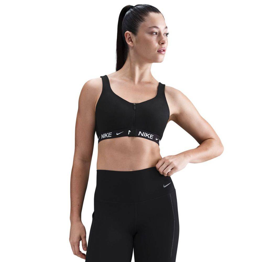 NIKE INDY PADDED FRONT-ZIP SPORT BRA