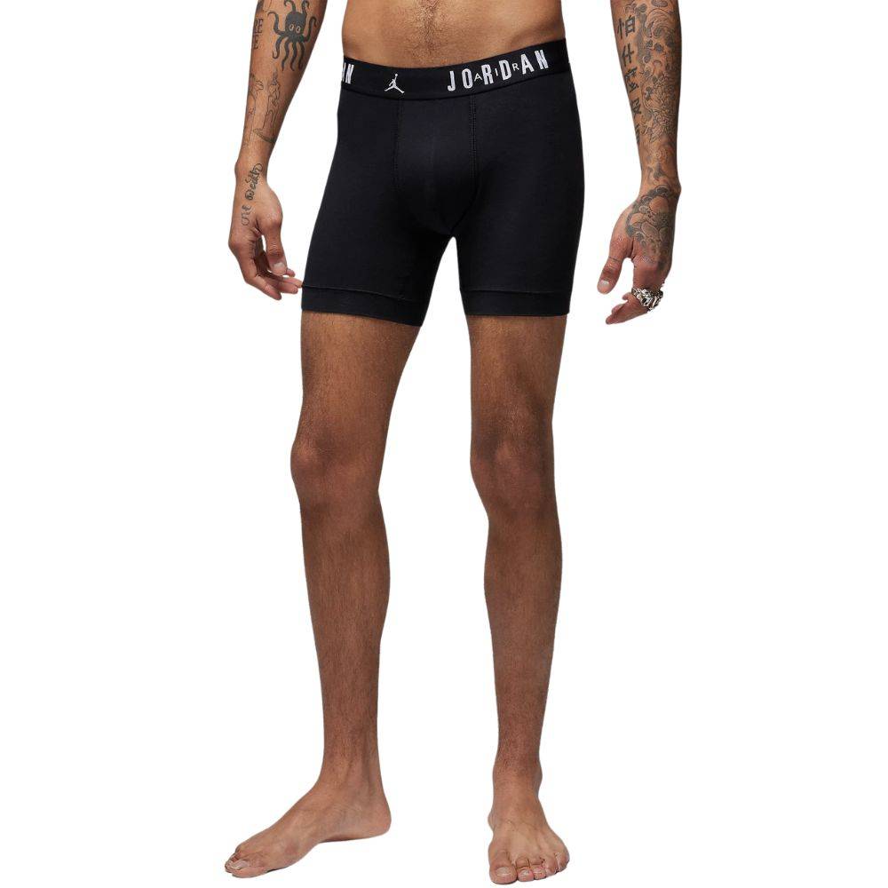 NIKE JORDAN MENS FLIGHT COTTON CORE 3PK BOXER BRIEFS