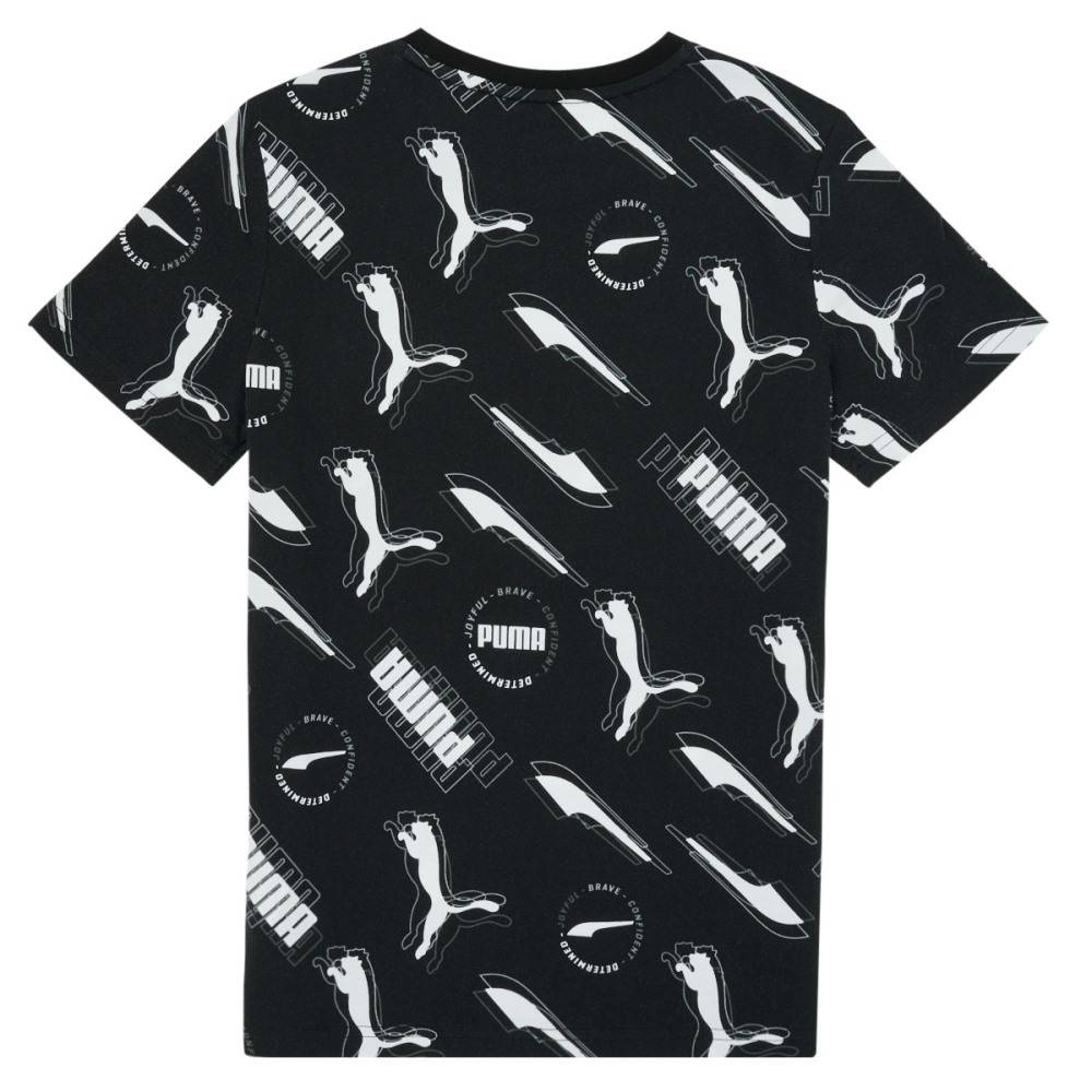 PUMA ALPHA ALL OVER PRINT YOUTH TEE