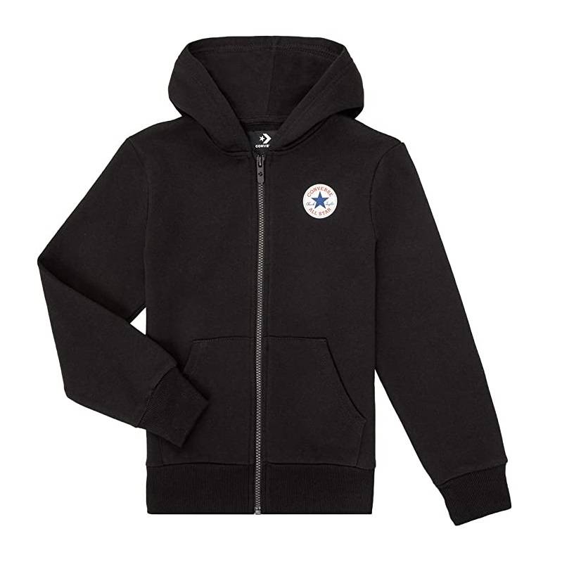 CONVERSE YOUTH CHUCK PATCH FLEECE FULL-ZIP HOODIE