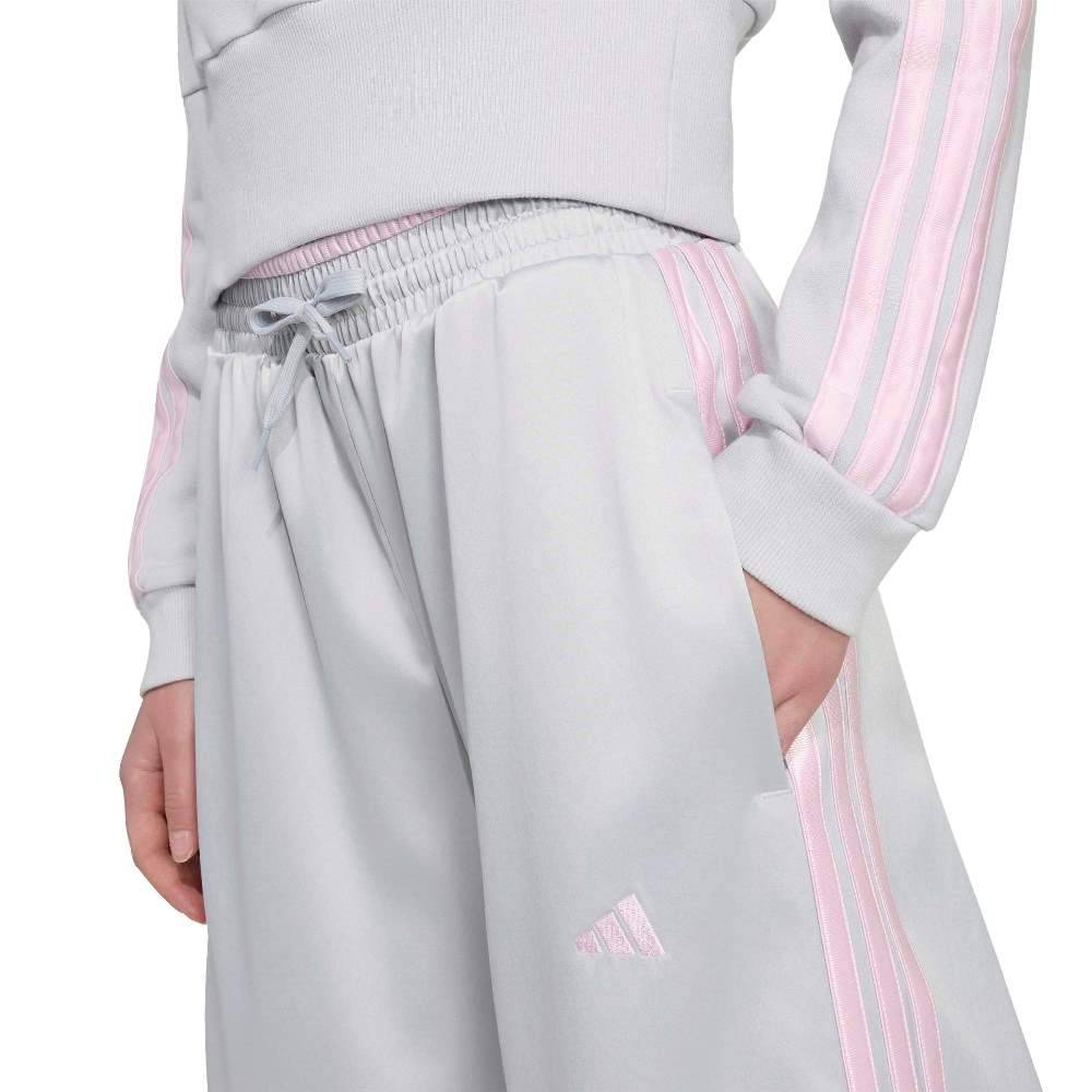 ADIDAS GIRLS SATIN WIDE LEG PANT