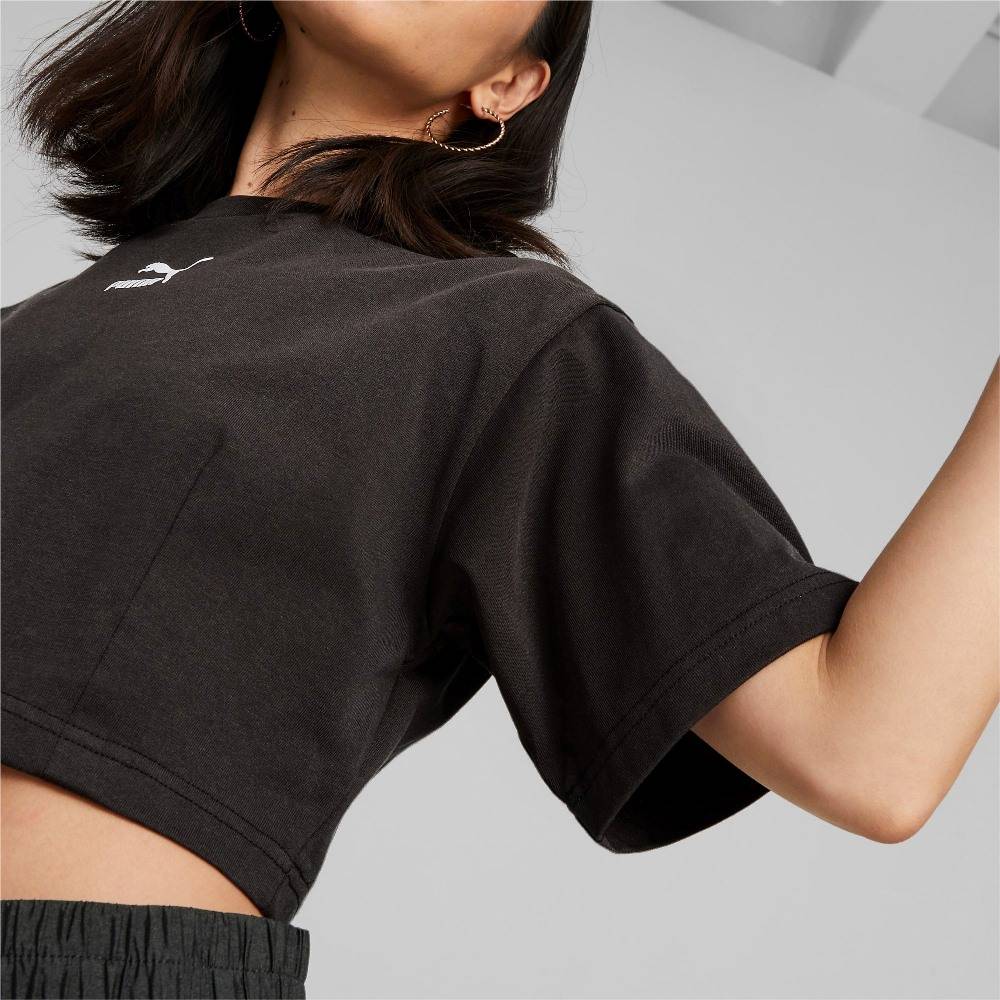 PUMA DARE TO CROPPED RELAXED TEE WOMEN