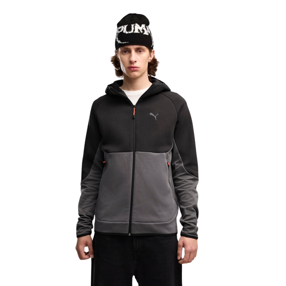 PUMA PUMATECH SLIM ELEVATED FULL-ZIP HOODIE DK