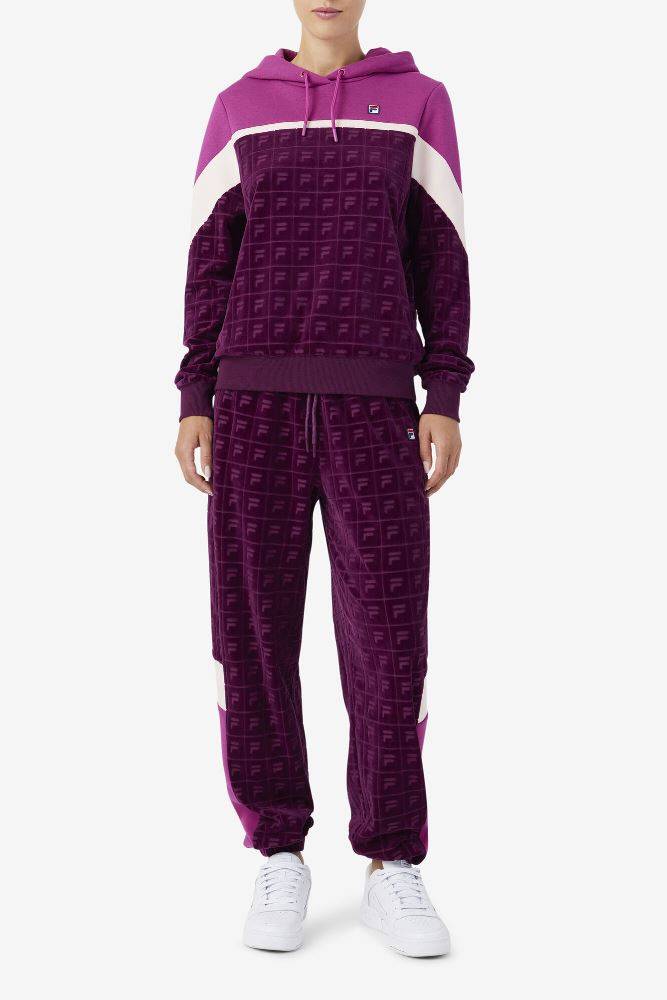 FILA LORRI VELOUR WOMENS SWEATER