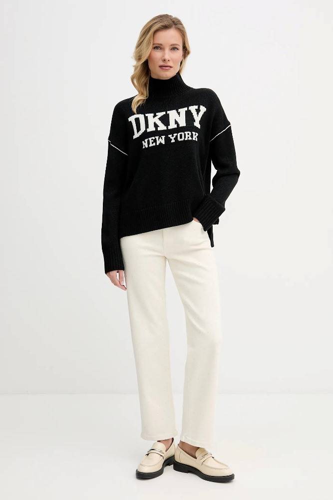 DKNY NEW YORK KNITTED TURTLENECK SWEATER