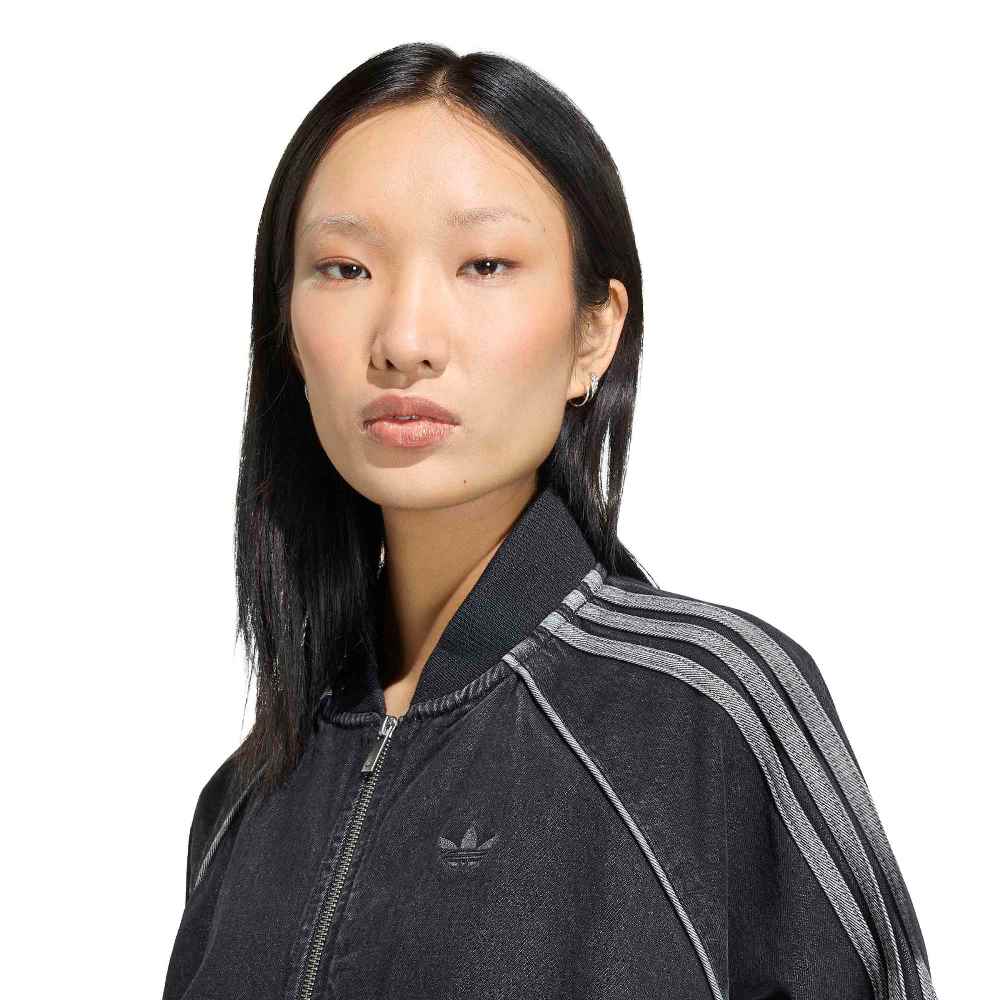 ADIDAS ORIGINALS SST OVERSIZED DENIM TRACKTOP