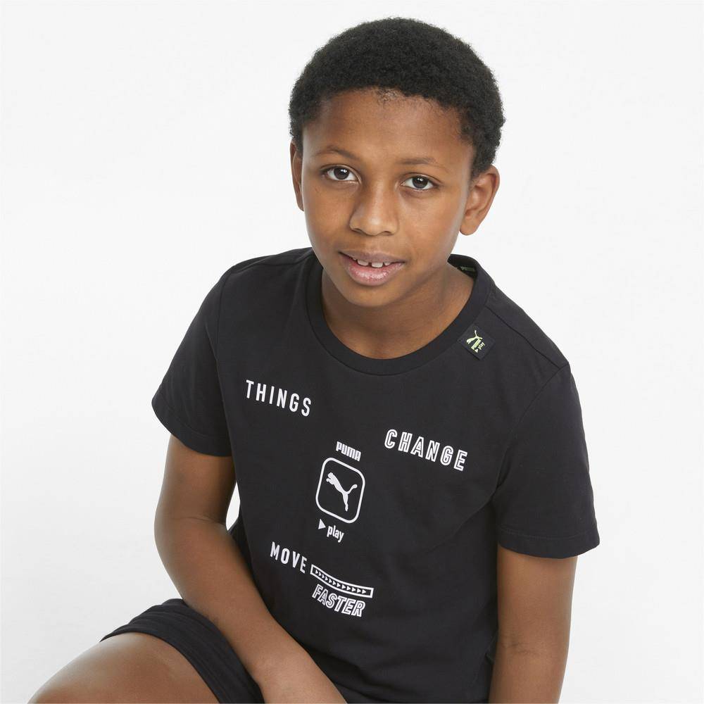 PUMA PLAY UV GRAPHIC YOUTH TEE