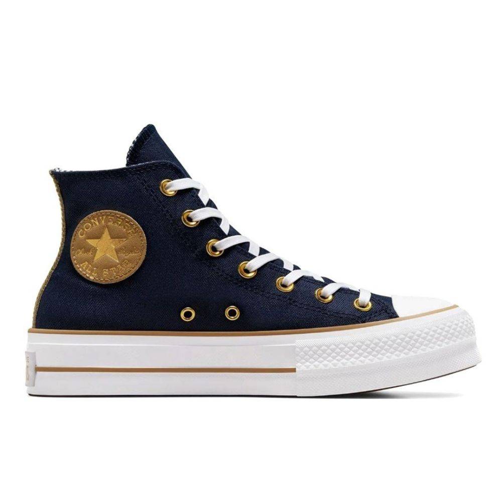 CONVERSE ALL STAR LIFT PLATFORM HERRIGBONE STRIPE