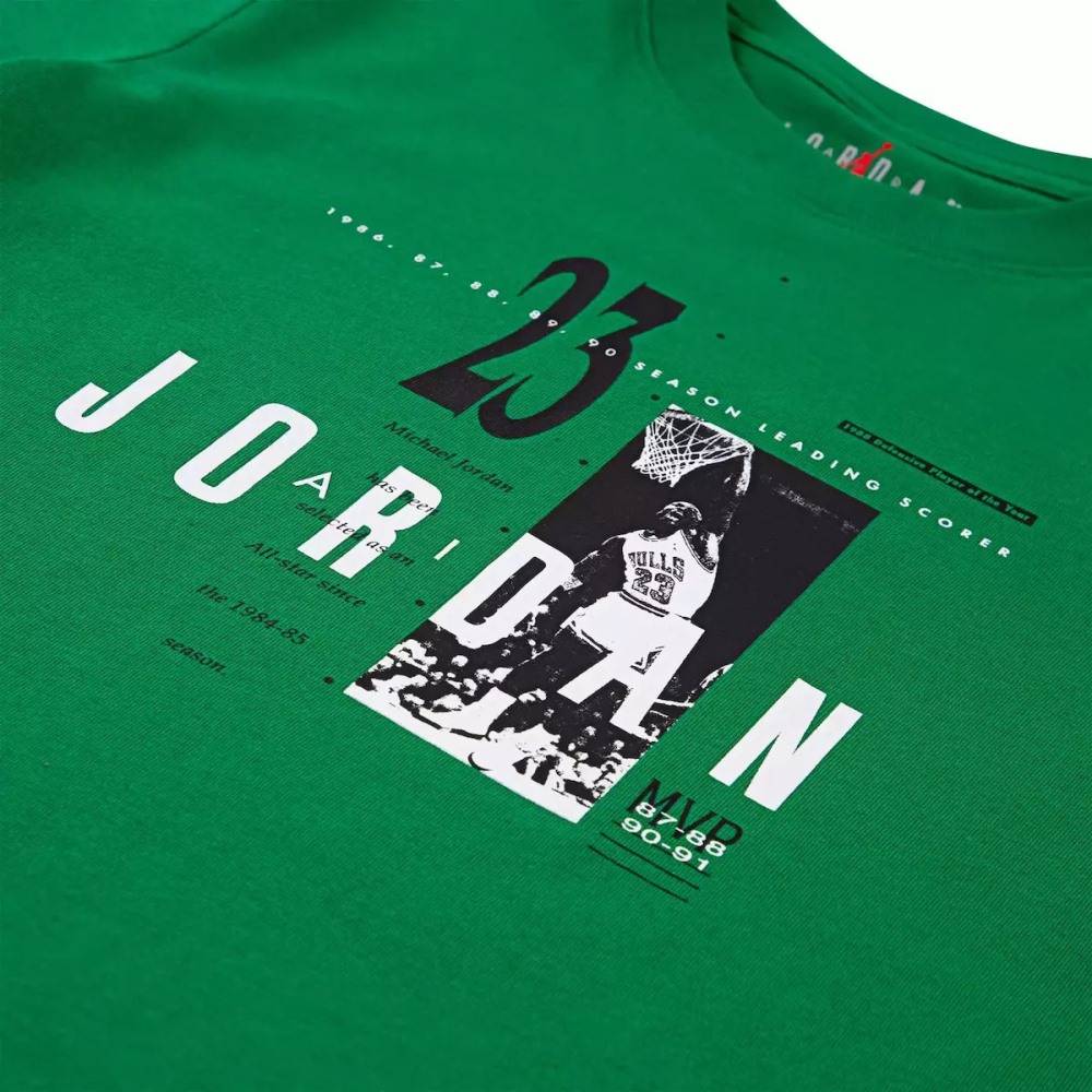 NIKE JORDAN BOYS MJ BRAND GFX SS CREW
