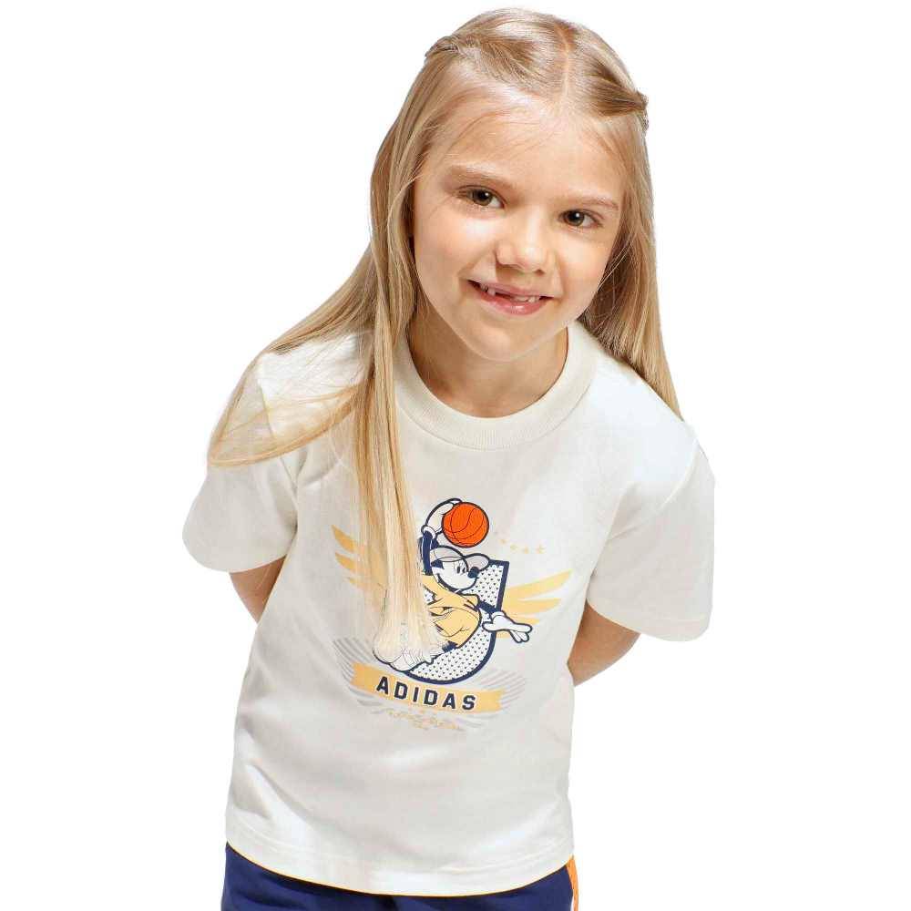 ADIDAS LITTLE KIDS DISNEY MICKEY MOUSE T-SHIRT SET