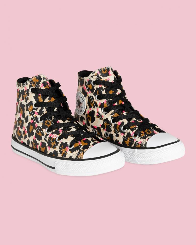 CONVERSE PIXELATED LEOPARD PRINT JUNIOR