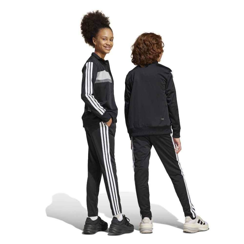ADIDAS YOUTH SEASONAL ESSENTIALS TIBERIO 3 STRIPES TRICOT TRACKSUIT