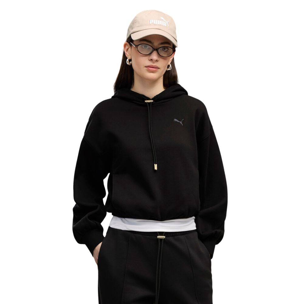 PUMA HER RELAXED HOODIE FL