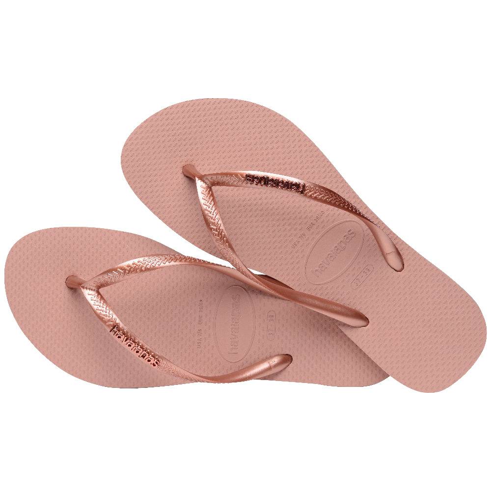 HAVAIANAS SLIM LOGO METALLIC