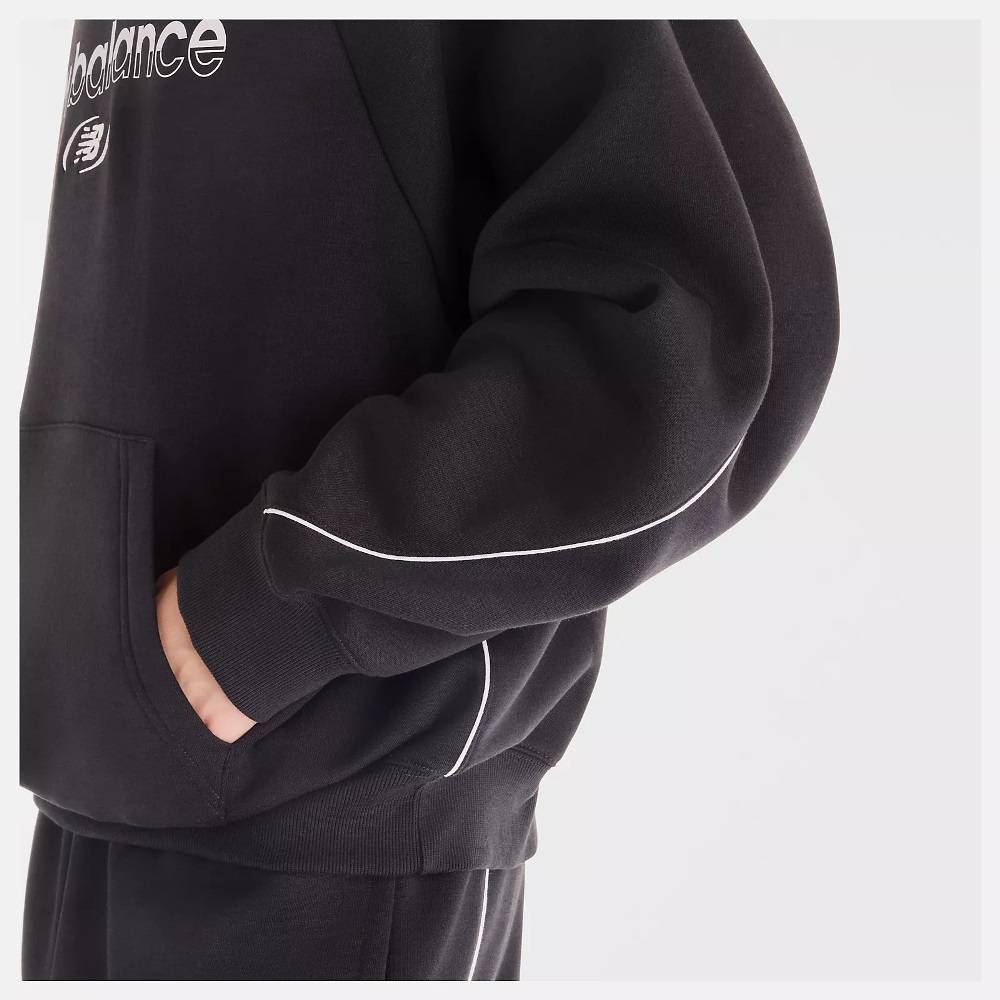 NEW BALANCE TRACKSIDE FLEECE HOODIE