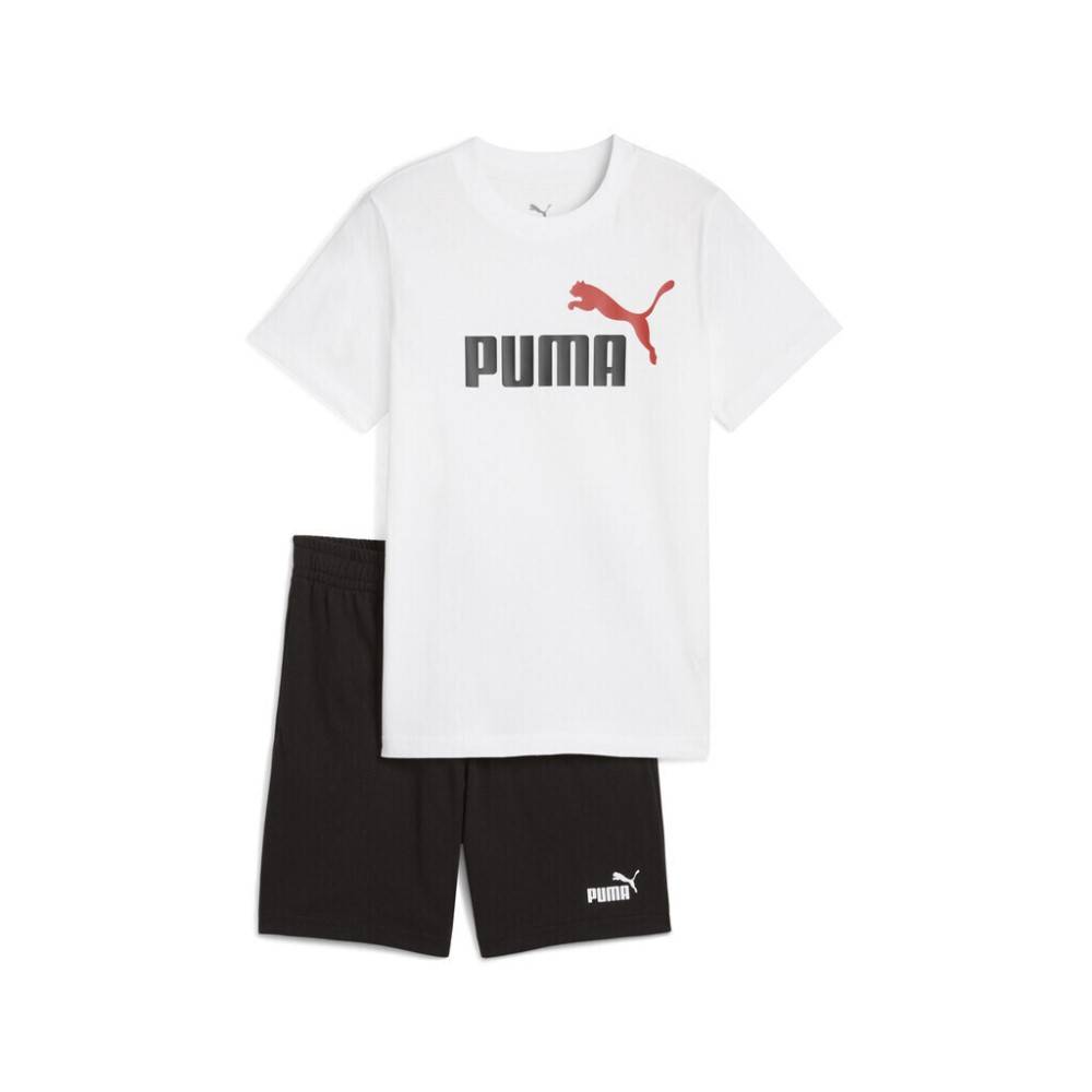 PUMA ESS 2 COLOR NO. 1 LOGO TEE AND SHORTS SET B