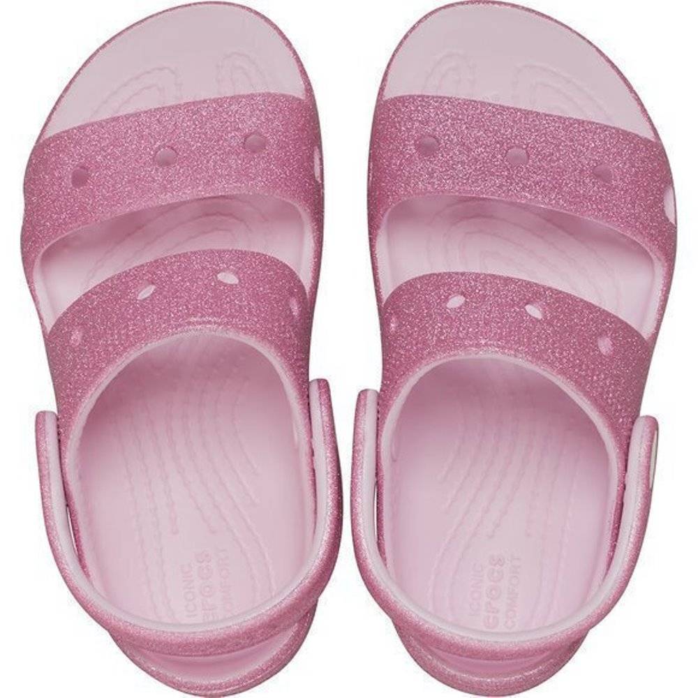 CROCS CLASSIC GLITTER TODDLERS SANDAL
