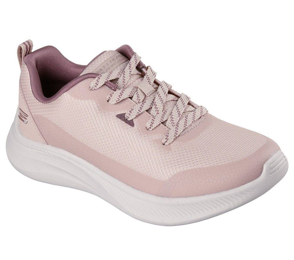 SKECHERS BOBS MODA FLEX MESH LACE UP WOMENS SHOES