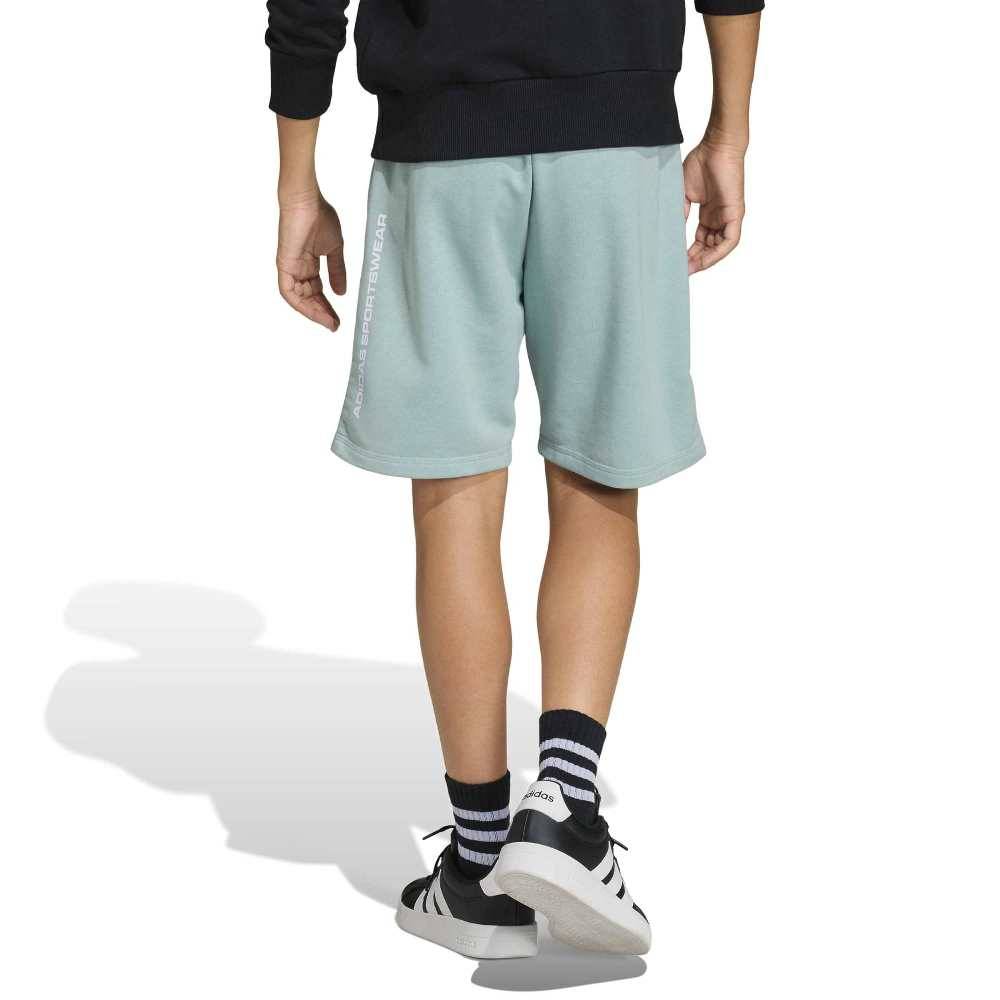 ADIDAS BOYS FRENCH TERRY SLOGAN SHORTS