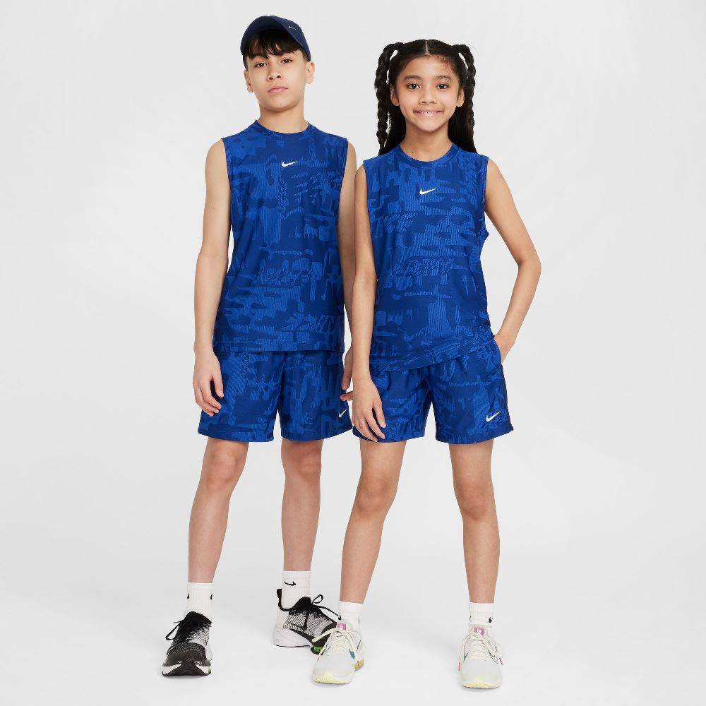 NIKE KIDS DF MULTI SLEEVELESS JAGUARD TEE